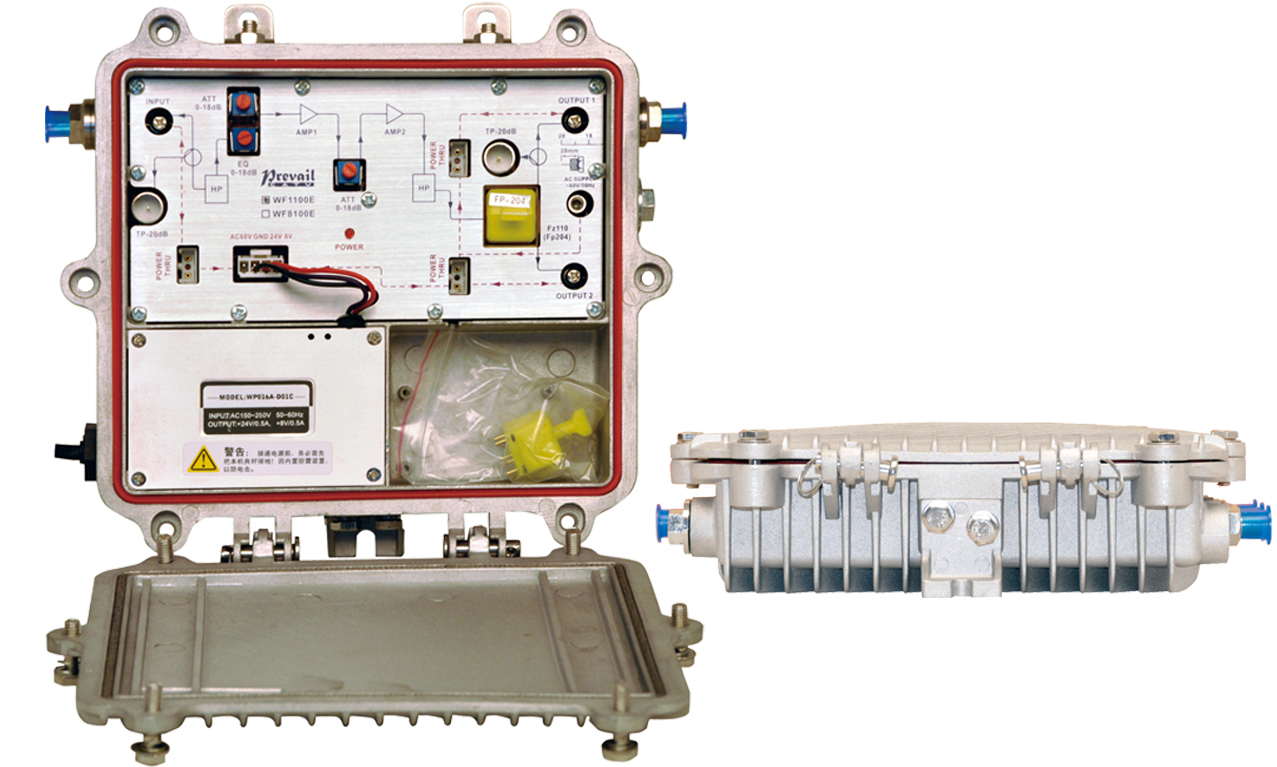 Downstream,EQ/ATT adjustable, 1GHz: WF1100E