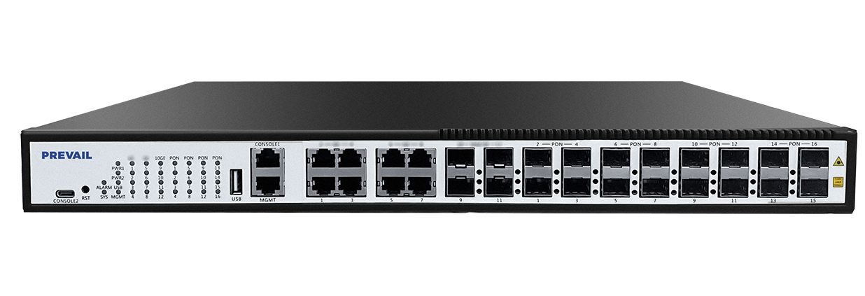 16 PON ports,128Gbps, 4 GE, 2 10GE : WEP5000-16P